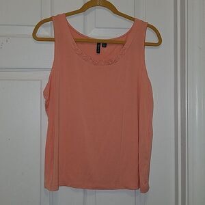 Relativity peachy pink top Sz XLP NWOT